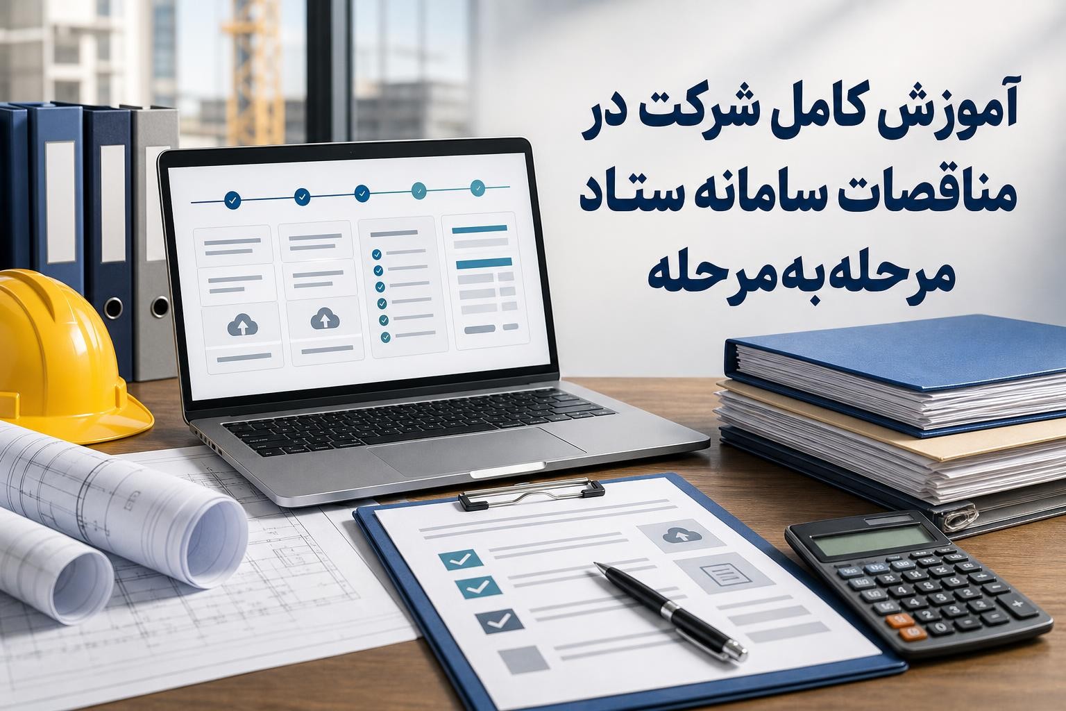 آموزش کامل شرکت در مناقصات سامانه ستاد مرحله‌به‌مرحله