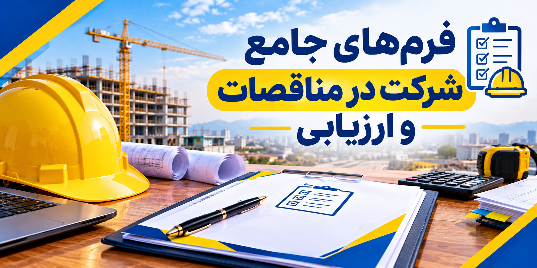 فرم‌های جامع شرکت در مناقصات و ارزیابی قابل ویرایش Word